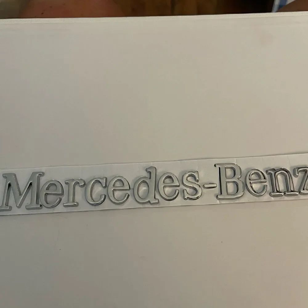 Mercedes 3D Emblem in Silver NWT